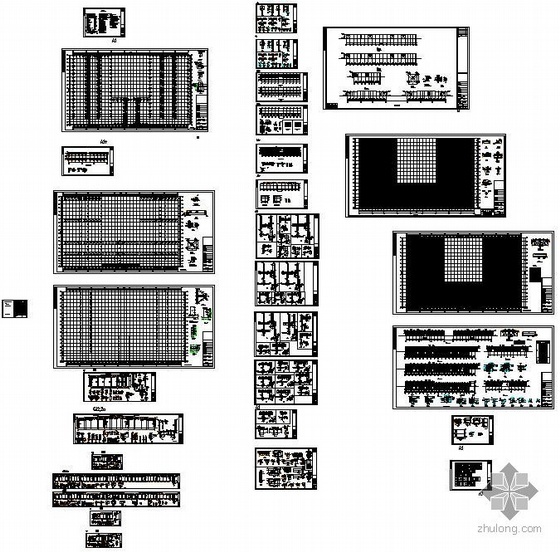 钢结构办公楼结构图纸资料下载-重庆某研发中心厂房及办公楼钢结构图纸