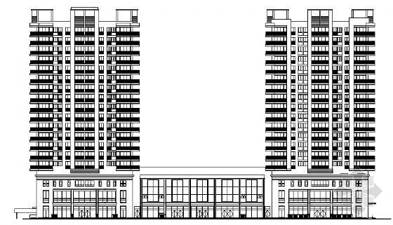 高层商住楼建筑方案图资料下载-某十八层商住楼建筑方案图