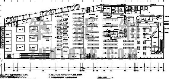 大型超市CAD施工图资料下载-某大型超市水施图