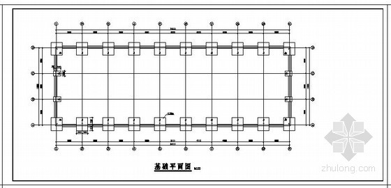 21米双跨单层排架结构资料下载-某单层排架厂房结构设计图