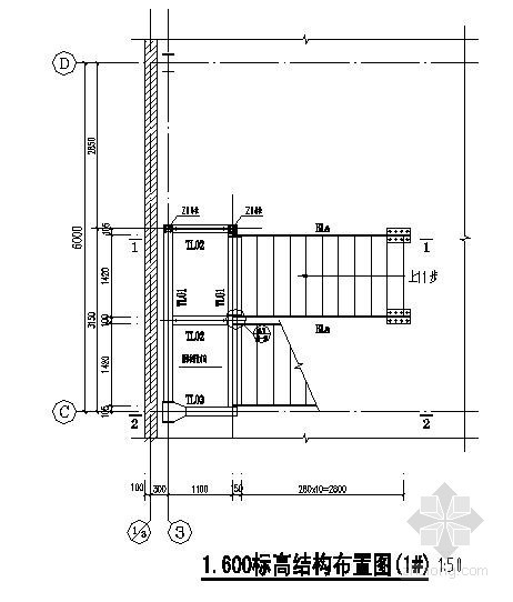 室内钢楼梯详图cad资料下载-汽车展厅钢楼梯节点构造详图