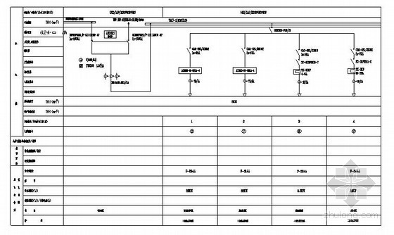 某化工厂低压开关柜系统图纸- 