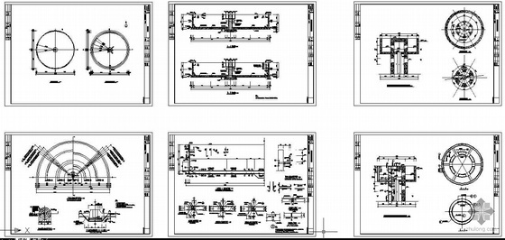 二沉池结构施工图资料下载-某二沉池结构设计图