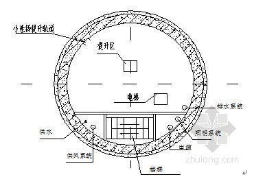 竖井示意图图片