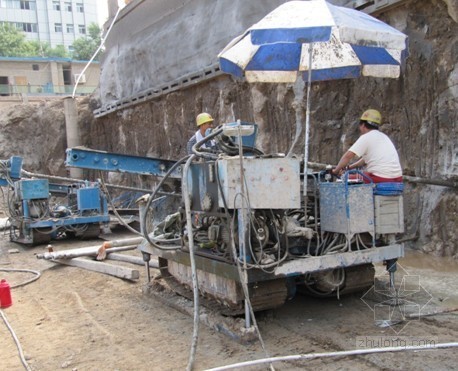 雨污管道深基坑开挖资料下载-某深基坑预应力锚索支护抗拉试验方案