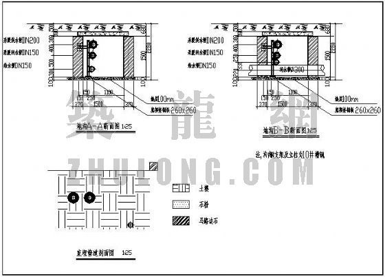 住宅小区外线网资料下载-某小区消防、给排水、采暖外线工程图（1）