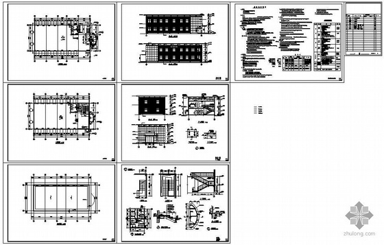 revit建筑结构图资料下载-某工程科研楼建筑结构图