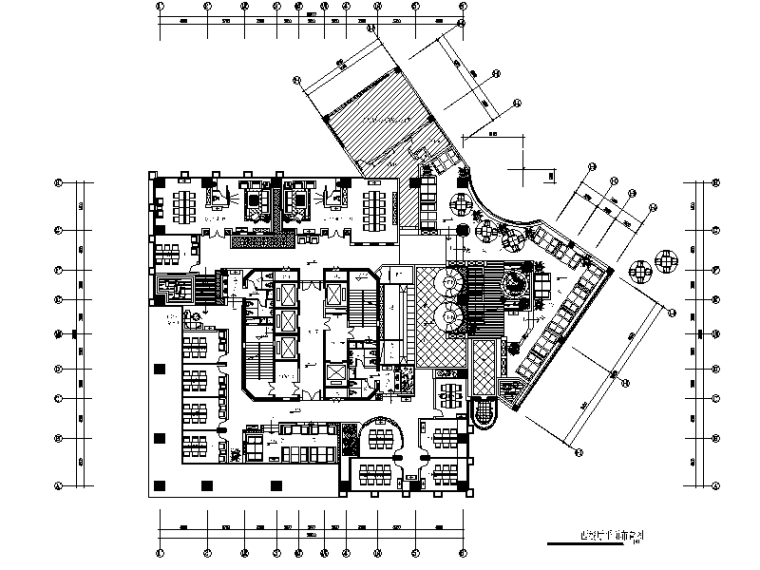 欧式吧台CAD资料下载-[重庆]欧式风格西餐厅设计CAD施工图（含效果图）