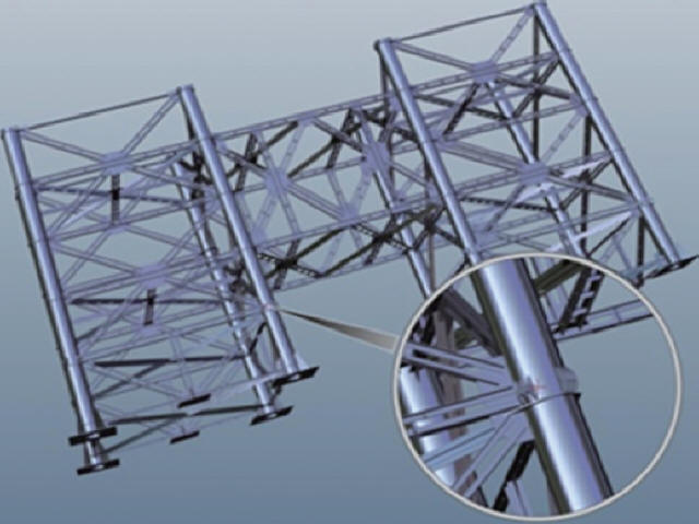 节段劲性骨架轻量化展示