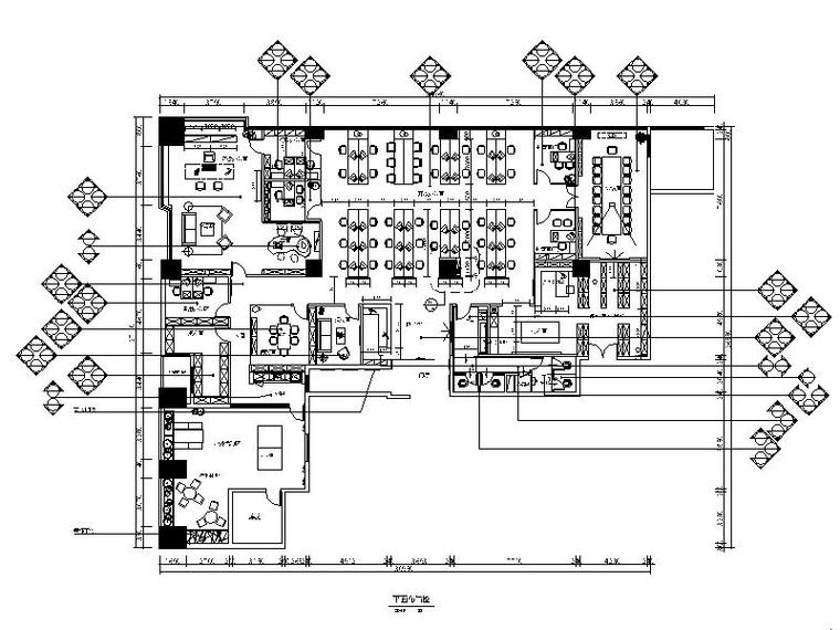 装修简约办公室资料下载-[深圳]现代简约办公室设计施工图（含实景图）