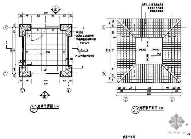 电井施工大样资料下载-岗亭施工大样