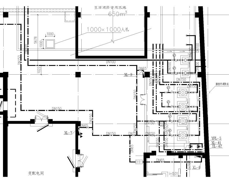 15层建筑给排水资料下载-上海某商场建筑给排水设计毕业设计水初