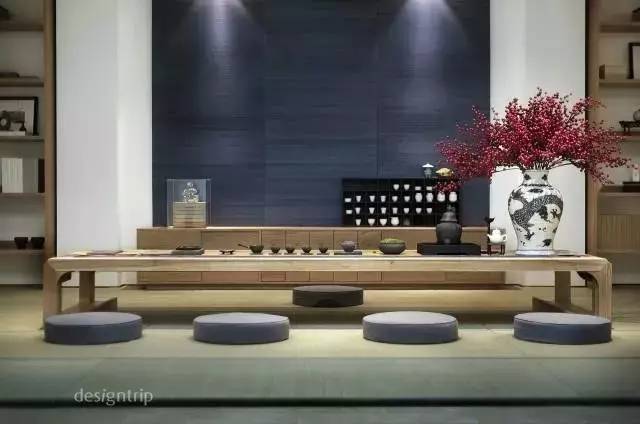 这种茶室设计还是以新中式最美！_19