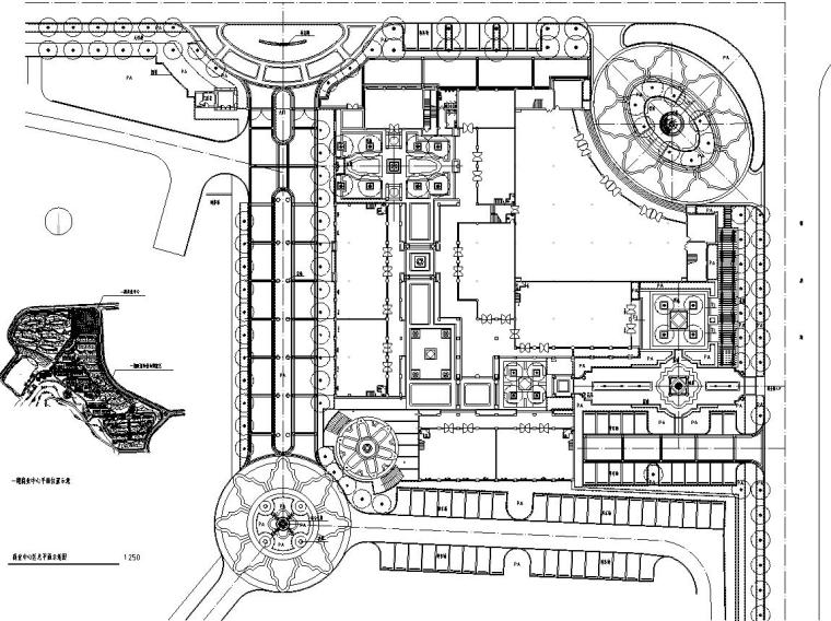 奥雅别墅景观设计资料下载-[江苏]南京香山美墅商业区工程全套景观设计施工图（L&A奥雅）