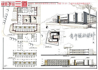 酒店旅馆建筑案例分析资料下载-建筑考研十八日制