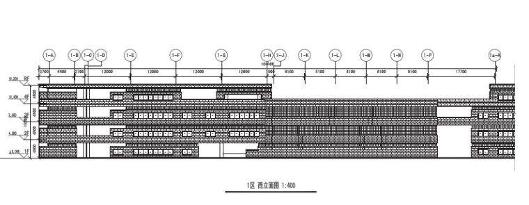 [上海]复旦大学附属中学青浦学校27-07地块建筑方案设计文本-立面图