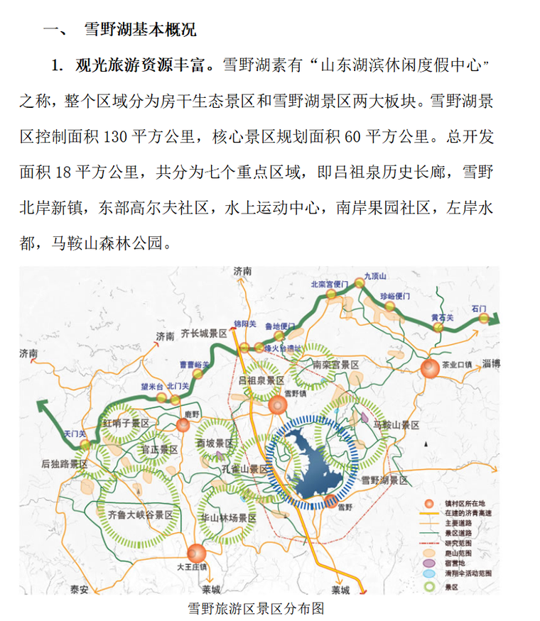 济南市雪野湖别墅项目前期策划定位报告（共25页）-项目条件分析0