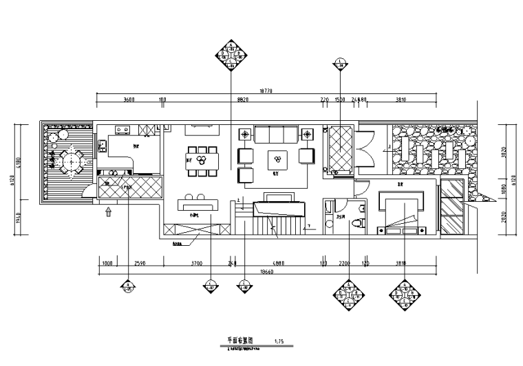 家具效果图设计资料下载-欧式风格别墅设计施工图（附效果图）