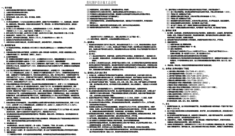 sns主动防护网大样图资料下载-网电大厦项目基坑围护施工图