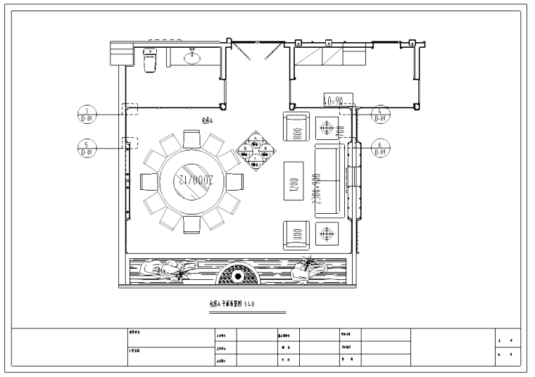 星级公厕装修施工图资料下载-某四星级饭店中餐厅施工图及效果图（含24张）