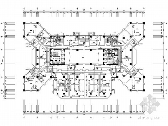 建筑暖通设计施工方案资料下载-某办公综合楼空调通风设计施工图