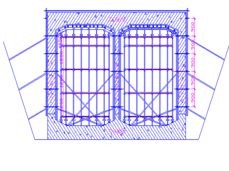 框架结构模板支撑方案资料下载-明挖隧道主体结构模板支撑施工方案
