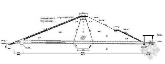 水库可研方案资料下载-某13.4米高山区小塘坝可研阶段设计图