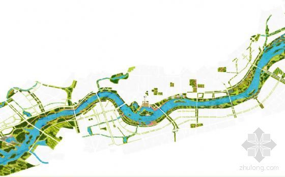 施工项目部整体规划资料下载-[沈阳]河道景观整体规划方案