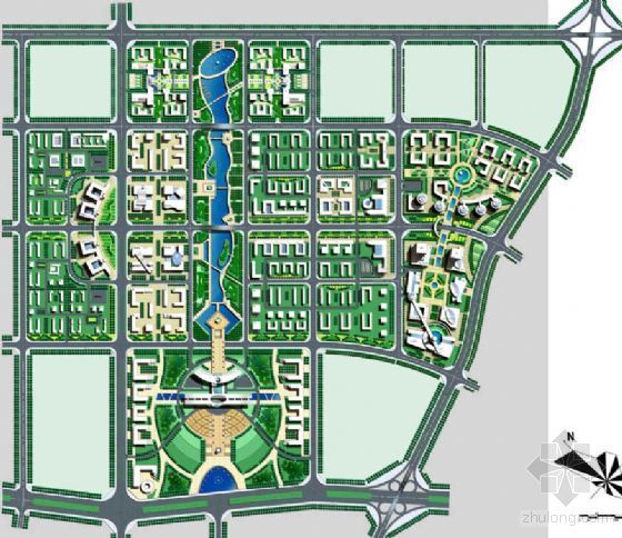 非长期性居住住户管理方案资料下载-[广西]城市区域城市概念性规划设计方案