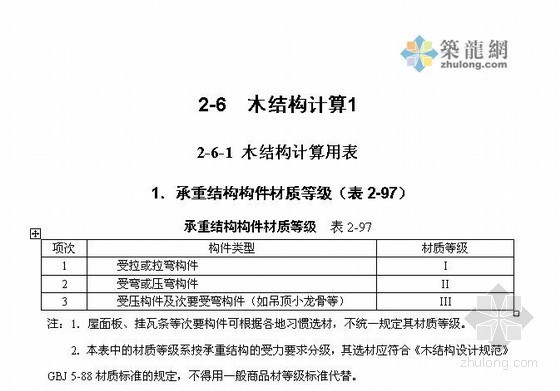 木构建筑造价表资料下载-木结构计算