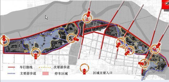 渭南市某沿河生态绿化景观概念性规划-3