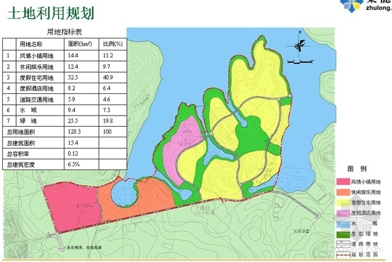 [鲁能海南]某湖度假区控制性详细规划-土地利用规划