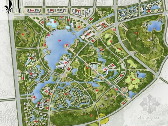 滨水商业街景观规划设计方案资料下载-[江苏]森林湖畔附属综合用地滨水景观规划设计方案
