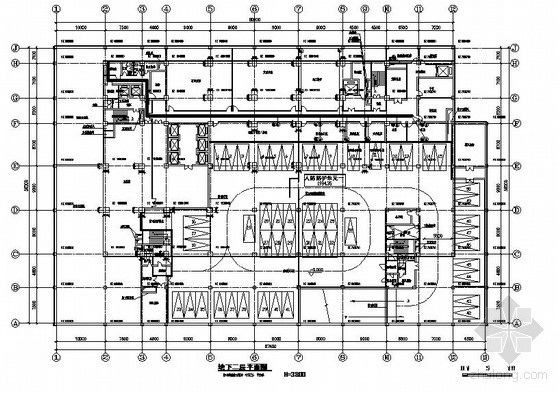 十六层综合布线资料下载-某21层酒店综合布线平面图
