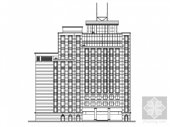 医院大楼建筑资料下载-某医院十三层大楼建筑设计方案