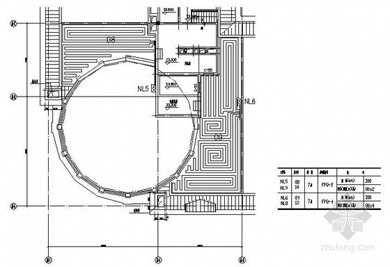 地暖设计CAD图纸资料下载-大型商城地热采暖工程施工设计图纸