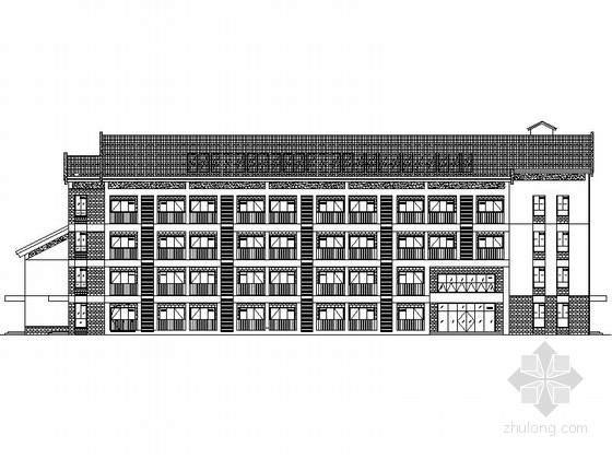 福利院全套施工图资料下载-[苏州]某四层福利院建筑施工图