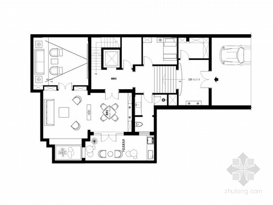 中式家装装修方案资料下载-[江苏]中式三层别墅室内装修设计方案