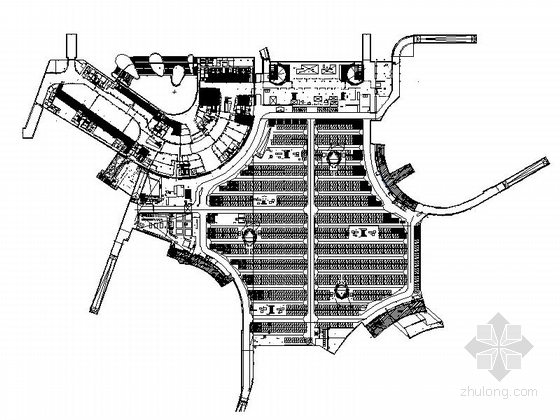 建筑施工图设计室外停车场资料下载-[苏州]大型地下停车场建筑施工图