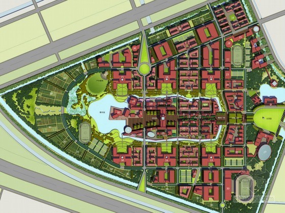 小区总体规划设计方案资料下载-校园总体规划设计方案