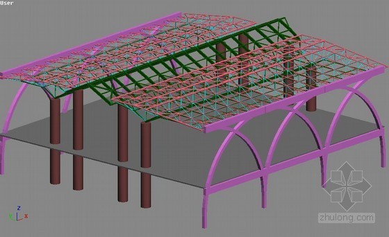 防雨棚cad施工组织设计资料下载-[宁夏]框剪结构站房施工组织设计（三维效果流程图）