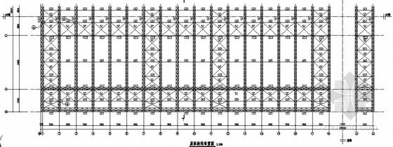 桁架结构全套施工图资料下载-钢桁架仓库结构施工图