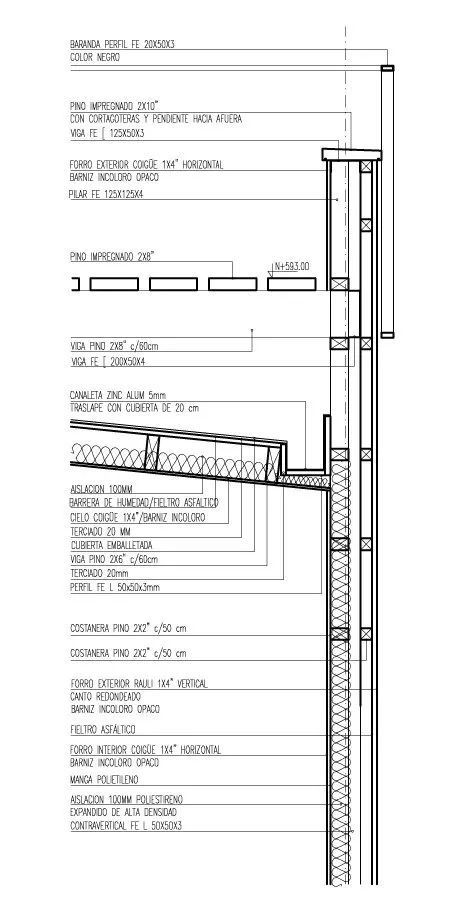 21张木结构建筑施工大样剖面图，学会人人都是‘隈研吾’_23