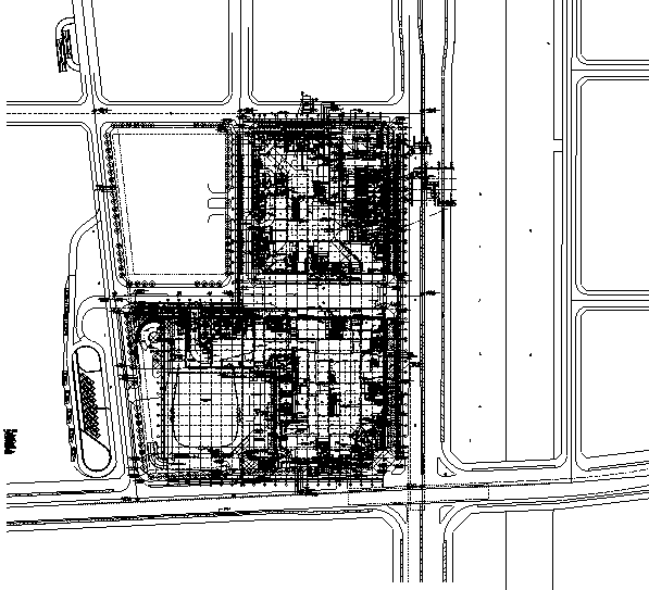 停车场立面设计资料下载-[浙江]地下一层停车场建筑施工图（出图图纸）