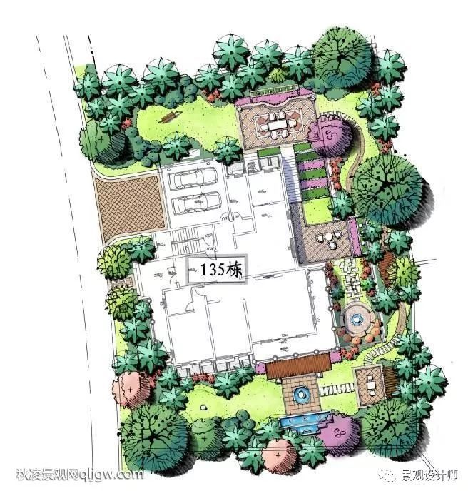 园林平面效果图制作资料下载-手绘制作中的色彩技巧