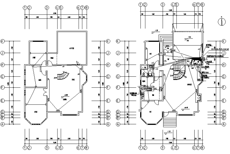 三相四线电流互感器接线图资料下载-3层独立别墅照明设计图