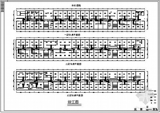 上海某钢材市场空调平面布置图