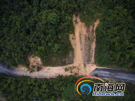 山体小景观资料下载-海南多市县山体滑坡致道路被阻，目前县城到乡镇基本畅通