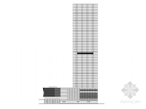 万达商业综合体建筑施工图资料下载-[深圳]三十三层商业综合体建筑施工图