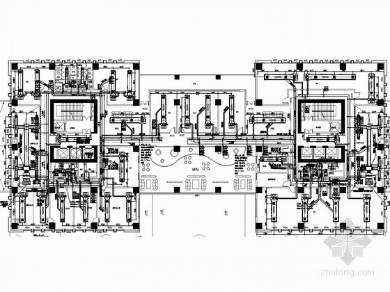 低层办公楼建筑图纸资料下载-[新疆]高层办公楼暖通空调设计施工图(知名设计院)